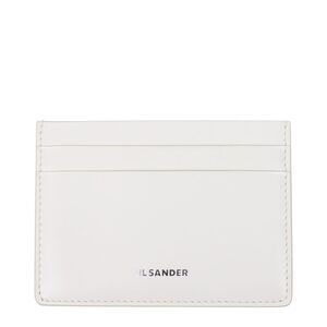 Jil Sander White Leather Men's Cardholder